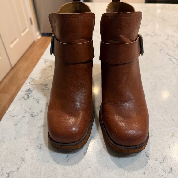 Brown Ankle Boots - Picture 1 of 4